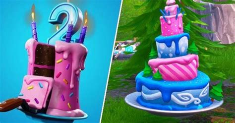 Fortnite Birthday Cake Locations Where Are The Birthday Cakes In