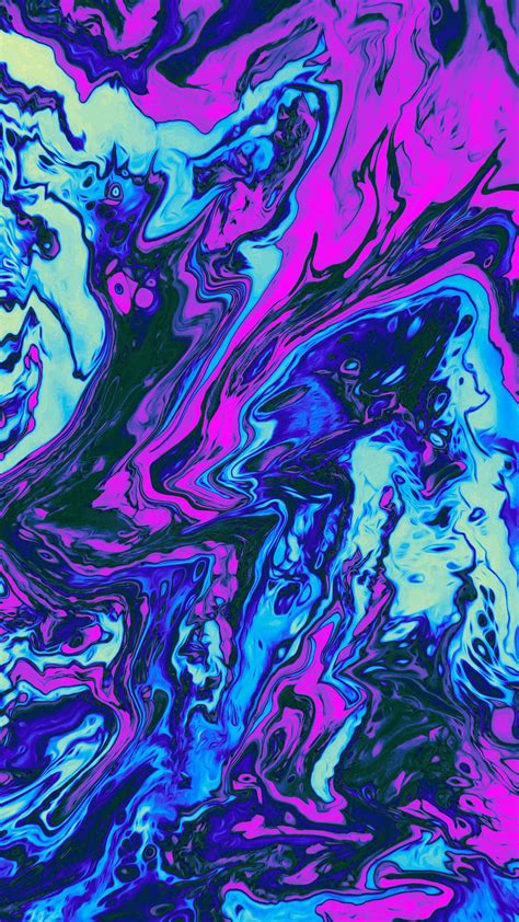 Pink And Blue By Geoglyser Artistic Wallpaper Trippy Wallpaper