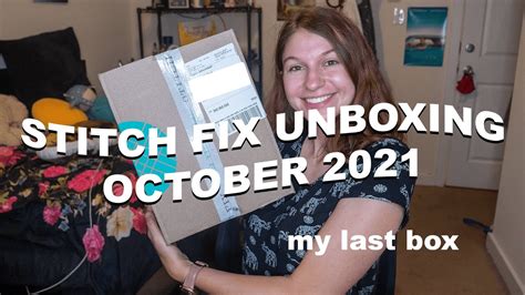 stitch fix october 2021 unboxing and try on haul last box youtube