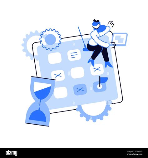 Deadline Abstract Concept Vector Illustration Project Management Stock
