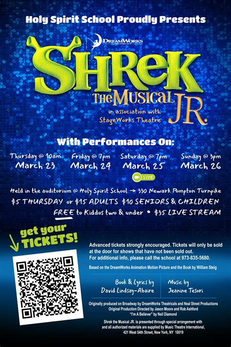 Mar 24 Shrek Jr The Musical Presented By Holy Spirit School