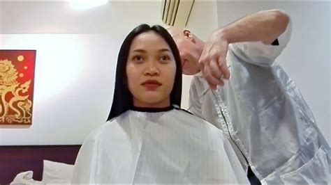 Sexy Thai Girl Hair Cut Homebarbershop YouTube