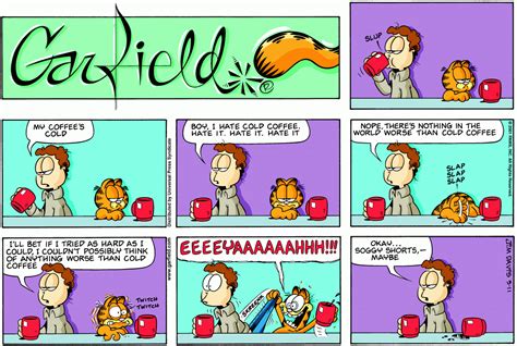 Garfield Daily Comic Strip On March 11th 2001 Garfield Cartoon
