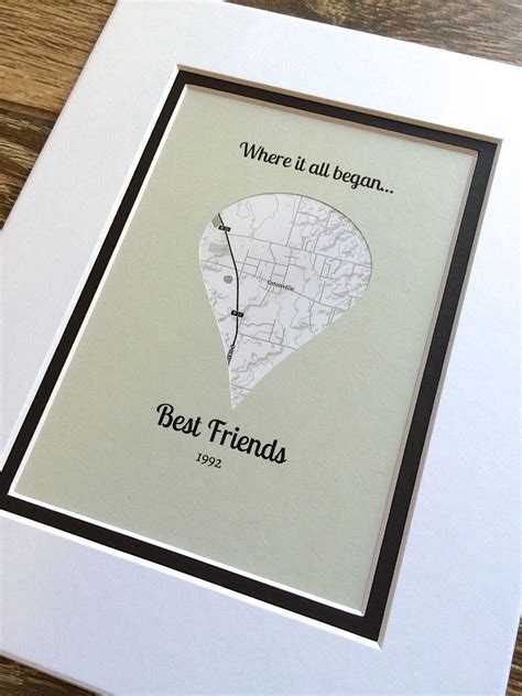 Show how much you care with gourmet gifts from harry & david. Where It All Began -Gift For Best Friends- Long Distance ...