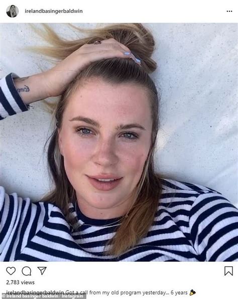 Ireland Baldwin Is All Smiles As She Celebrates Six Years Without
