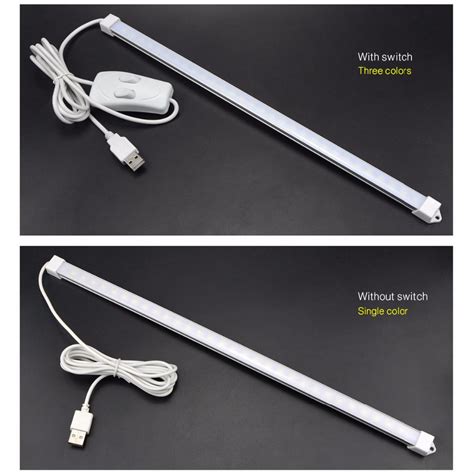 Dc 5v Usb Cable Led Book Light Portable Usb Port Led Rigid Bar Light