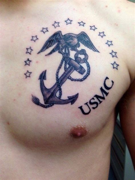 The usmc tattoos are basically designed for the marine corps. 75 Cool USMC Tattoos - Meaning, Policy and Designs (2019)