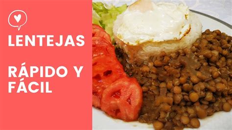 Cocino todos los lunes lentejas. CÓMO PREPARAR LENTEJAS PERUANAS | FÁCIL, RICO Y RÁPIDO ...