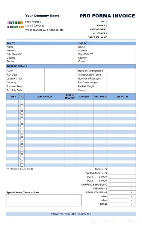 Proforma Invoice Sample Excel Invoice Template Ideas Sexiz Pix