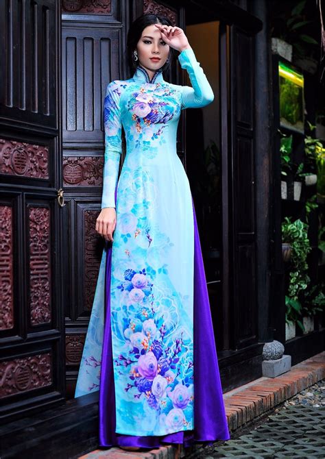 Ao Dai Traditional Fashion Traditional Dresses Long Dress Fashion Fashion Dresses Pretty