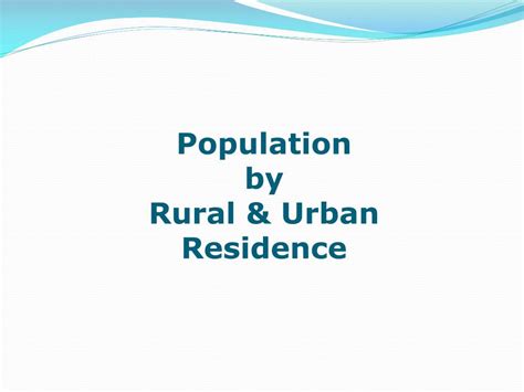 Ppt Rural Urban Distribution Of Population Madhya Pradesh Powerpoint