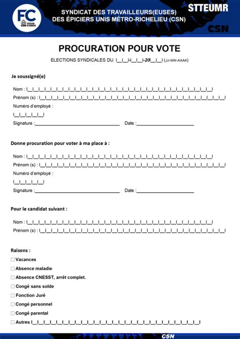 Exemple De Procuration Saaq Remplie  jualceria