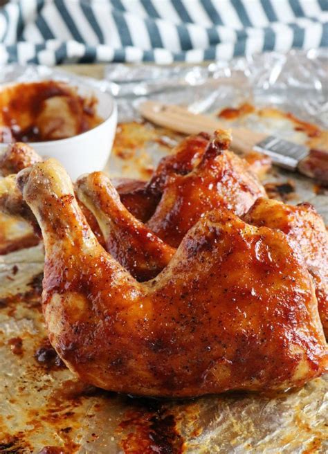 Crispy herb baked chicken leg quarters. BBQ Baked Chicken Quarters | Recipe | Baked chicken legs ...