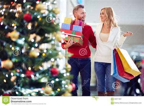 Christmas Shopping Stock Image Image Of Buyer Spree 59077467