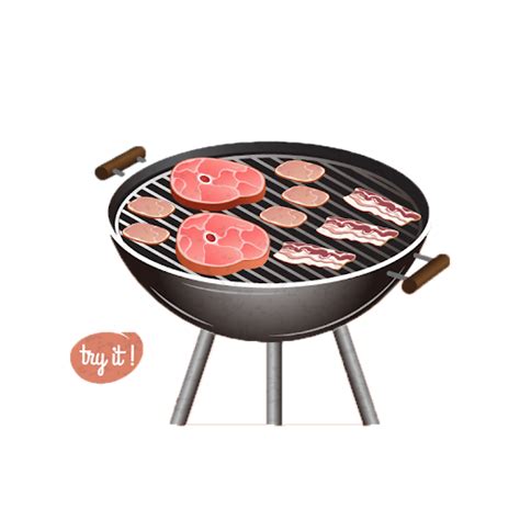 Barbecue Vector Png Png Mart