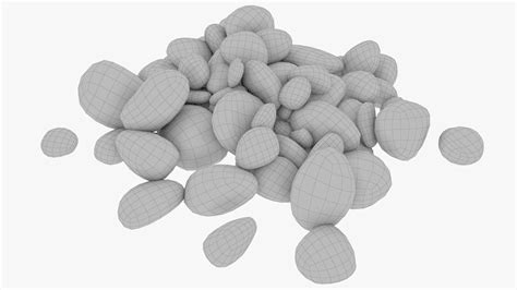 Pebbles Stones 3d Model Turbosquid 1585037