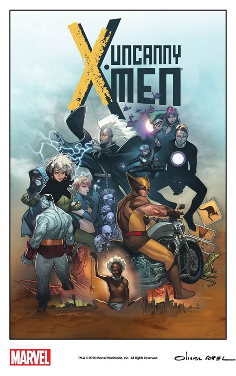 The X Men Of The Australian Outback Era By Olivier Copiel From His