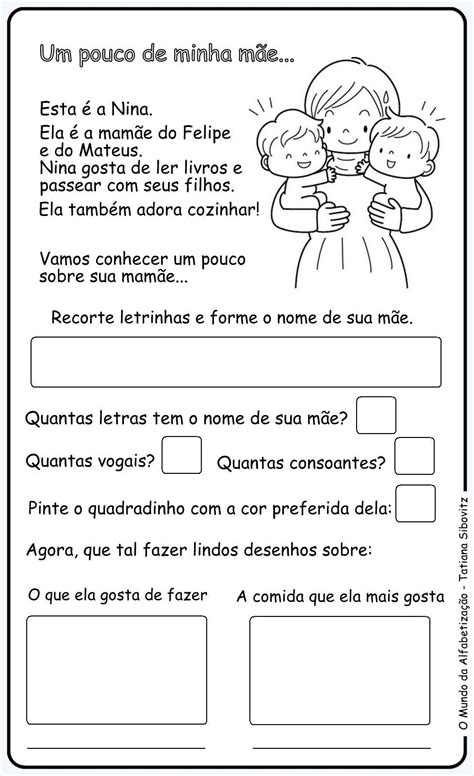 Atividades Para O Dia Das Maes