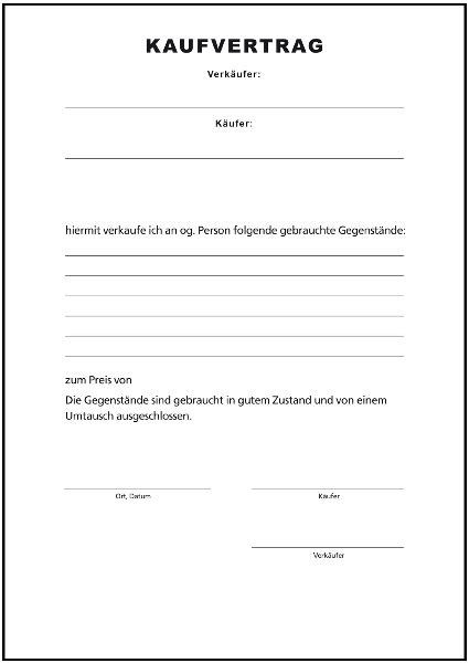 Kaufvertrag pkw von privat (pdf). Muster Kaufvertrag Küche Privat | Allgemeiner Kaufvertrag ...