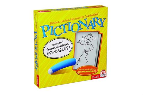 Let's say you are not in the same room with the other players. Pictionary Game - French Edition