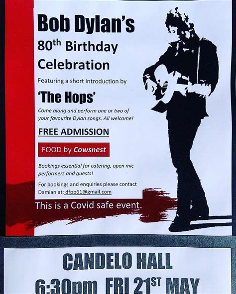 Bob Dylan 80th Birthday Celebration — Candelo Arts Society