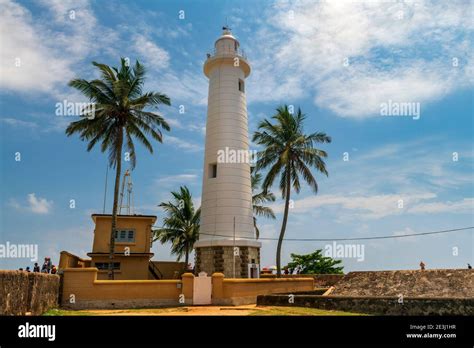 The Galle Lighthouse Also Known As Pointe De Galle Light Is An