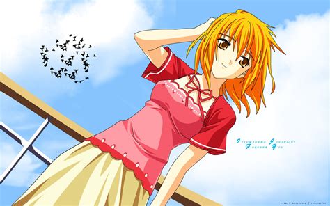 Yellow Haired Girl Anime Character Hd Wallpaper Wallpaper Flare