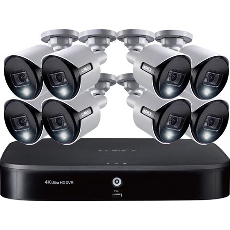Lorex 16-Channel 4K UHD DVR with 2TB HDD & 8 4K DK162-88DAE B&H