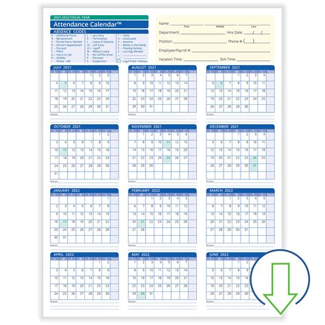 2022 Employee Calendar July Calendar 2022