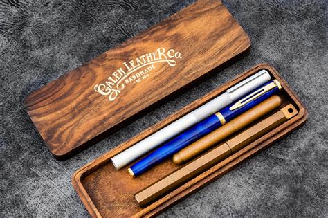 Wooden Pen Case 100 Handcrafted In Turkey Galen Leather