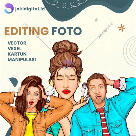 Jual Editing Foto Profesional Vexel Vektor Karikatur Ilustrasi