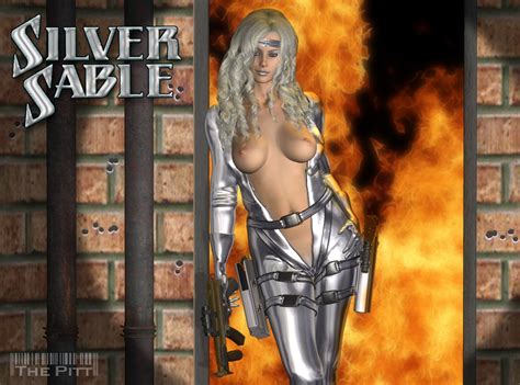 Silver Sable Naked 3d Art Silver Sable Erotic Art. 
