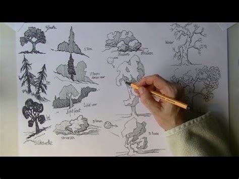 How to draw trees / perspective and landscapes by Lineke Lijn - Drawing Technique | Drawings ...