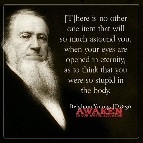 Steven luke suggests that the presence of a spouse helps people calm down sooner and focus on the task at hand. Brigham Young, Awaken to our awful situation | Young ...