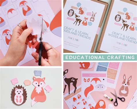 Animal Unit Study Make Your Own Animals Craft Kit Homeschool Etsy Uk