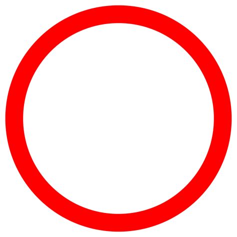 Red Circle Transparent Background Png Circle Red Transparent