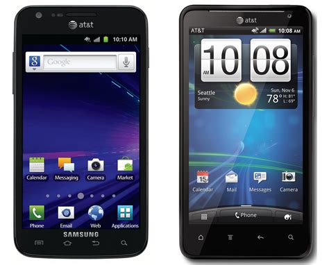 Samsung Galaxy S Ii Skyrocket And Htc Vivid Atandts First Lte Phones