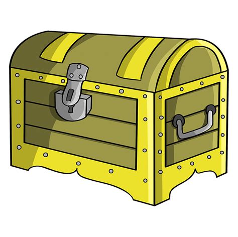 How To Draw A Treasure Chest Drawings Draw Treasure Chest Images And