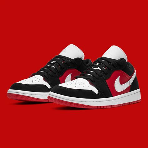 Giày Sneaker Nữ Nike Jordan 1 Low Dc0774 016 Blackwhitegym Red