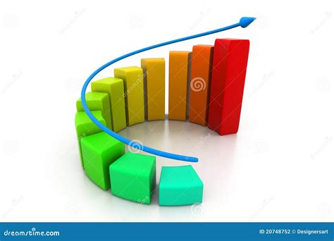 Rising Business Graph Stock Illustration Illustration Of Object 20748752