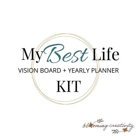 Vision Board Vision Board Kit Vision Board Printables Goal Planner