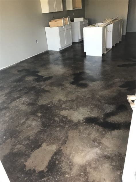 How To Acid Stain A Concrete Basement Floor A Diyer Guide