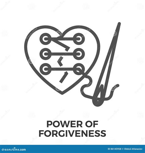 Power Of Forgiveness Stock Vector Illustration Of Icon 86145958