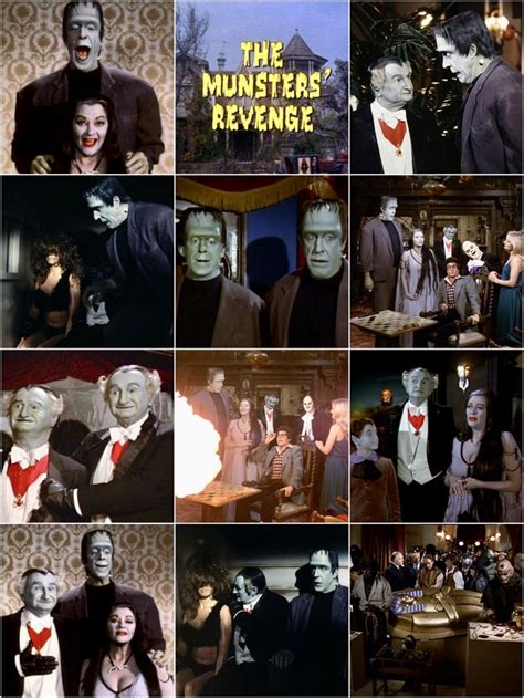 Many Different Pictures Of People Dressed Up As Dracula And The Monster