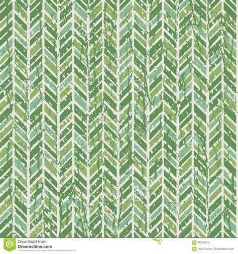 Abstract Herringbone Pattern In Green Stock Vector Illustration Of
