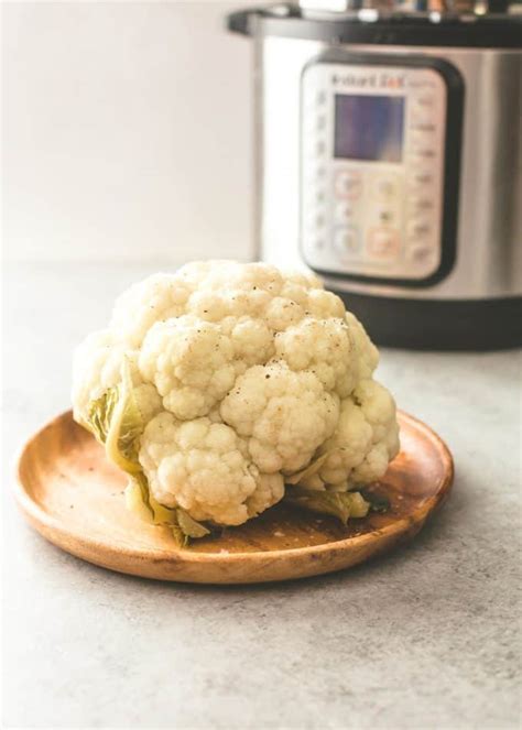 How To Steam A Whole Head Of Cauliflower In The Instant Pot