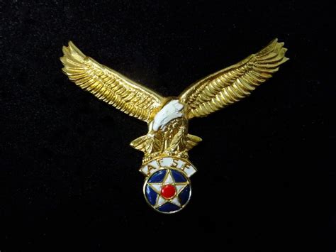 Rare Wwii Army Air Corps Pilot Recruiting Pin Brooch Accessocraft