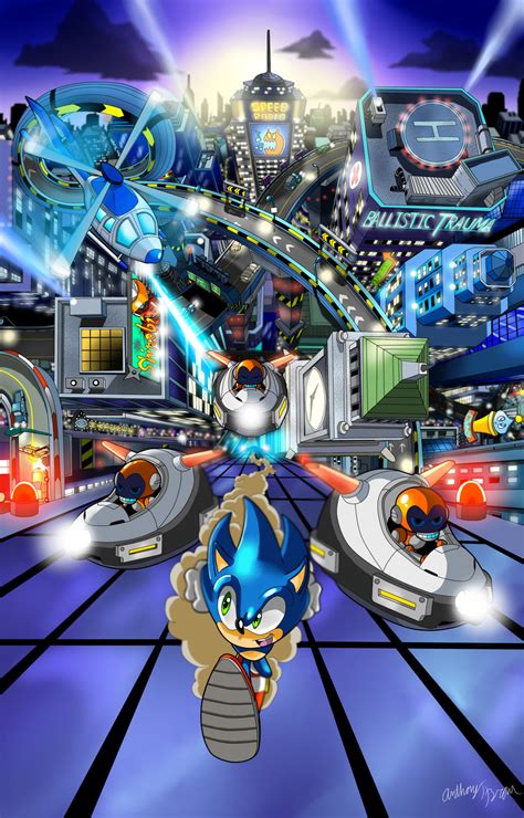 Speed Highway Sonic The Hedgehog Fan Art 27395258 Fanpop
