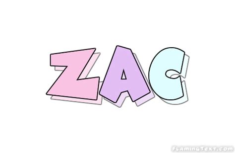 Zac Logo Free Name Design Tool From Flaming Text