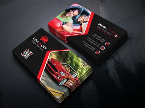 Rent A Car Business Card Business Cards Creative Business Cards